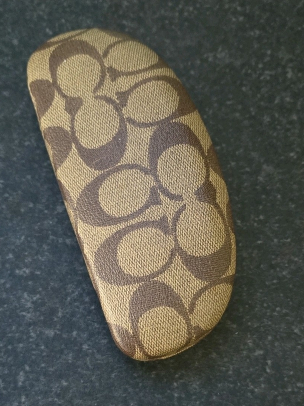Coach branded eyewear case